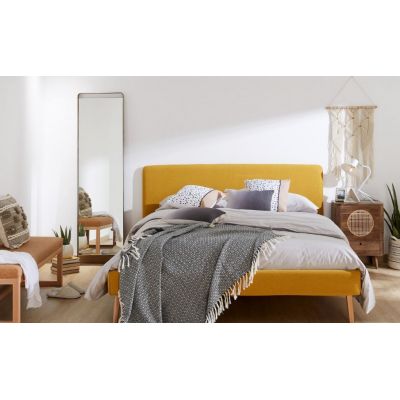 Кровать LYDIA 150x190 Жовтий, 150x190 (90916231) недорого