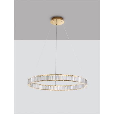 Люстра Aurelia I D80 H150 Золотистий (1591205133) недорого