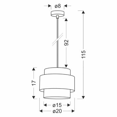 Люстра Candellux 31-18472 Hare Серый (1721380893) дешево
