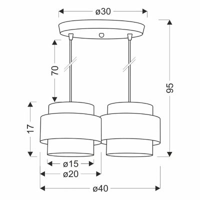 Люстра Candellux 32-18045 Juta Білий (1721380913) недорого