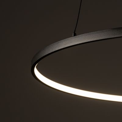Люстра Circolo Led M 4000K Чорний (109984996) дешево