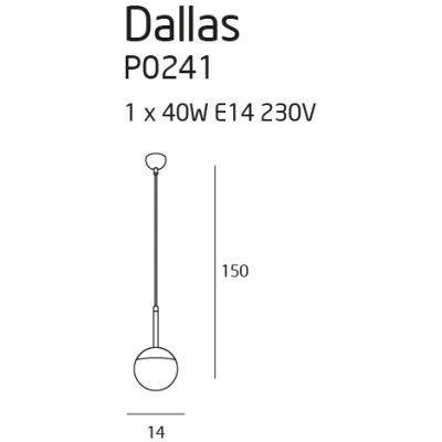 Люстра DALLAS І Black (118865900) недорого