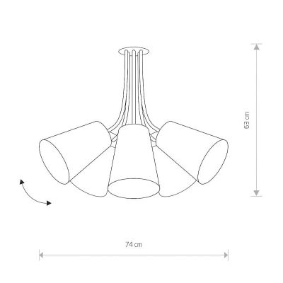 Люстра Flex Shade V Белый (109728027) недорого