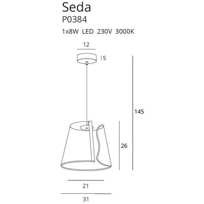 Люстра Seda Gold (118885409) недорого