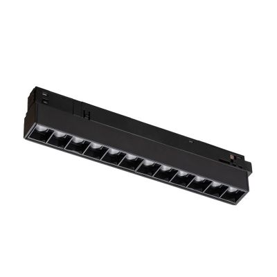 Магнітний трековий світильник FOCUS LED 9W 3000К Чорний (109732294)