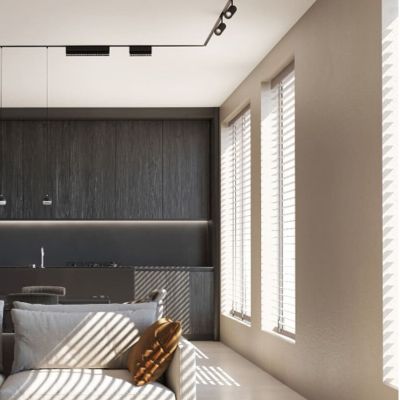 Магнітний трековий світильник SPOT LED 9W 3000К Чорний (109732291) недорого