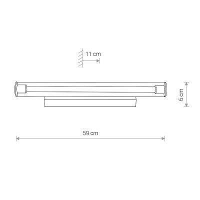 Настінний світильник  Ion LED М Хром (109732395) недорого