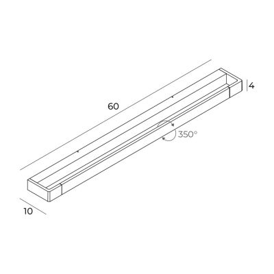 Настенный светильник Flink 18W White (118745674) недорого