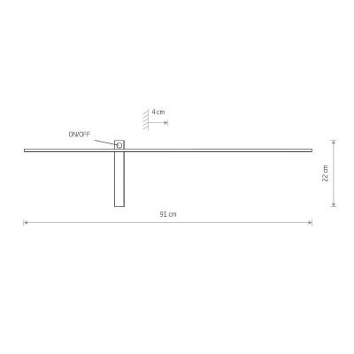 Настенный светильник Impulse LED M Черный (109727540) с доставкой