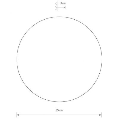 Настенный светильник Ring Wood M LED Латунный (109727675) дешево