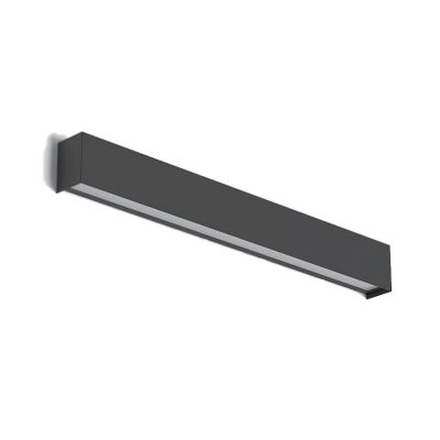 Настінний світильник Straight wall led S Графітовий (109727368)