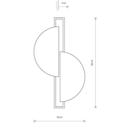 Настенный светильник Sunrise LED Коричневый (109727640) с доставкой