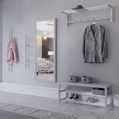 Настенное зеркало NVD-03 60х164 Светло-серый (68973228) недорого