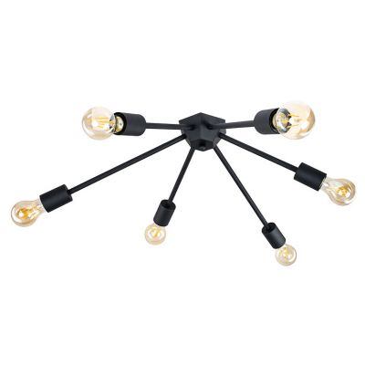Подвесной светильник Attic X-6 C280/370 Black (111733632)
