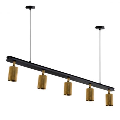 Подвесной светильник Chime GU10 СL90-5 Black, BrushGold (111734232)