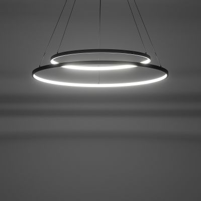 Подвесной светильник Circolo Led 3000K 2x35W Черный (109985011) дешево