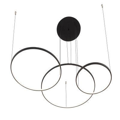 Подвесной светильник Circolo Led 3000K 3x45W Черный (109985013) дешево
