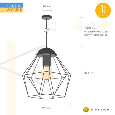 Подвесной светильник Crystal P235 Gold (111734647) недорого