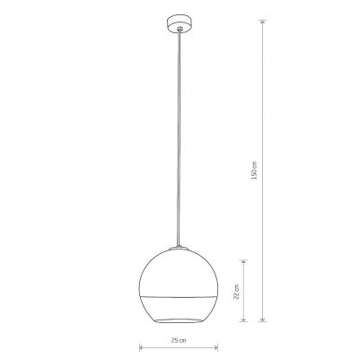 Подвесной светильник GLOBE PLUS M Хром (109725292) дешево