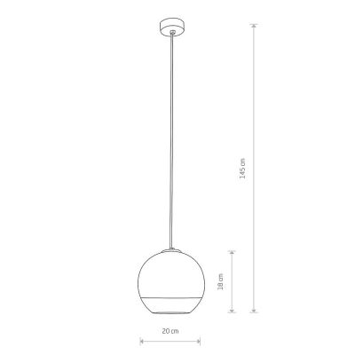 Подвесной светильник GLOBE PLUS S Хром (109725293) недорого