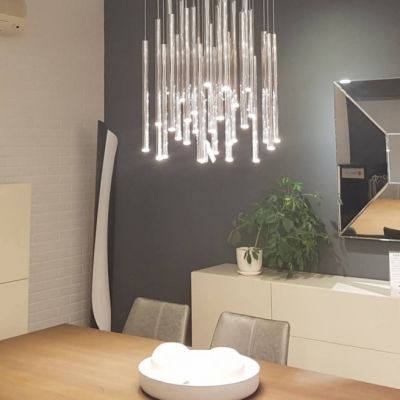 Подвесной светильник ORGANIC 1x33 Chrome (118866788) дешево