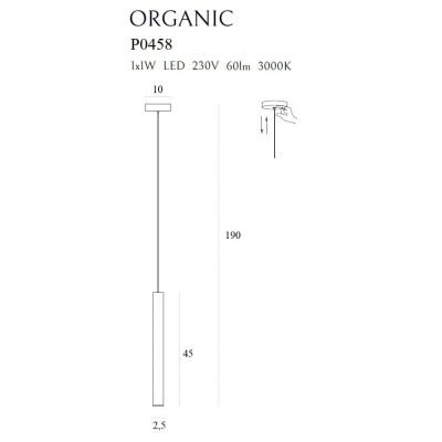Подвесной светильник ORGANIC Gold (118745844) недорого