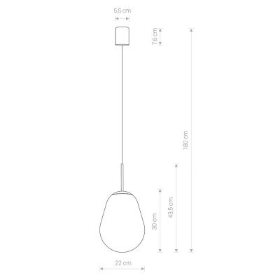 Подвесной светильник Pear S Черный (109728074) недорого