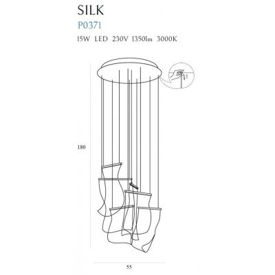 Подвесной светильник Silk Chrome (118885410) недорого