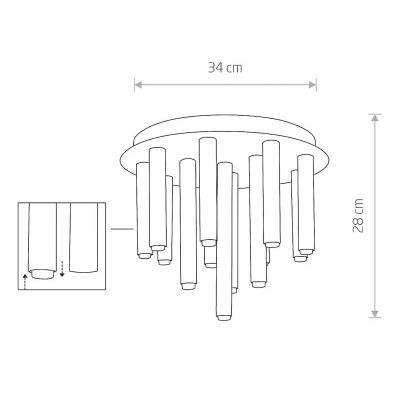 Подвесной светильник STALACTITE SOLID BRASS XIII Латунный (109728070) недорого