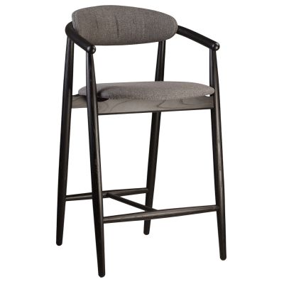 Напівбарний стілець Mamont soft Austin 19, 9005 Чорний  Ясен (611482611)