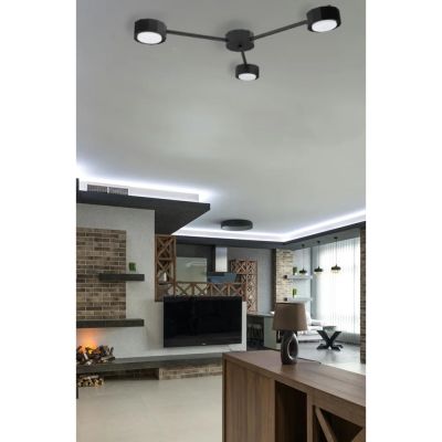 Потолочный светильник Quant GX53 C3-350 Black (1111380300) с доставкой