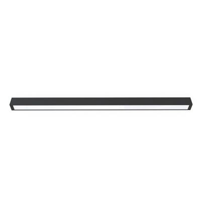 Стельовий світильник Straight ceiling led 120 Чорний (109729871)