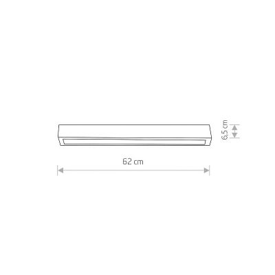 Потолочный светильник Straight ceiling led 60 Черный (109729877) недорого