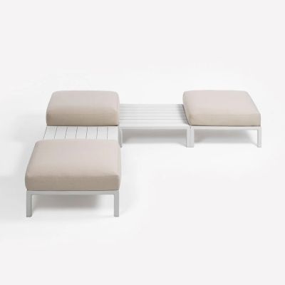 Пуф Maximo Pouf Perla, Gesso (131470293) дешево