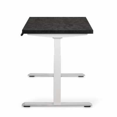 Комп'ютерний стіл Регульований ADAPWORK Smart 2 Motor Pro AdapDesk 136х66 36мм Carbon Black, Snow White (1061489131) дешево