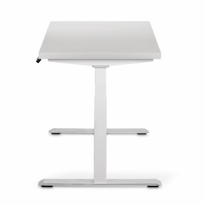 Комп'ютерний стіл Регульований ADAPWORK Smart 2 Motor Pro AdapDesk 136х66 36мм Crystal White, Snow White (1061489128) дешево