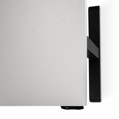 Комп'ютерний стіл Регульований ADAPWORK Smart 2 Motor Pro AdapDesk 136х66 36мм Crystal White, Space Black (1061489124) с доставкой