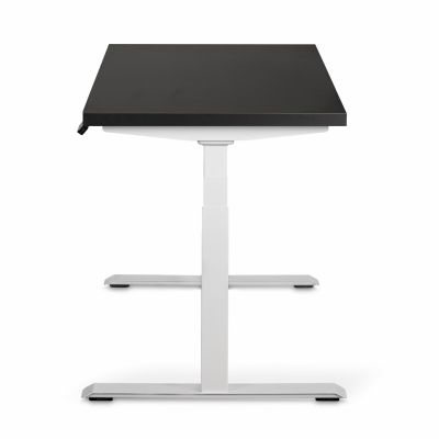 Комп'ютерний стіл Регульований ADAPWORK Smart 2 Motor Pro AdapDesk 136х66 36мм Deep Black, Snow White (1061489130) дешево