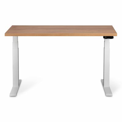 Комп'ютерний стіл Регульований ADAPWORK Smart 2 Motor Pro AdapDesk 136х66 36мм Golden Wood, Snow White (1061489133)