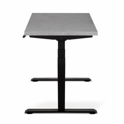 Комп'ютерний стіл Регульований ADAPWORK Smart 2 Motor Pro AdapDesk 136х66 36мм Smoky Gray, Space Black (1061489125) дешево
