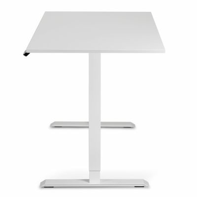 Комп'ютерний стіл Регульований ADAPWORK Smart 1 Motor AdapDesk 138х68 18мм Crystal White, Snow White (1061488884) дешево