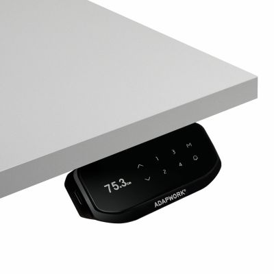 Комп'ютерний стіл Регульований ADAPWORK Smart 1 Motor AdapDesk 138х68 18мм Crystal White, Snow White (1061488884) недорого