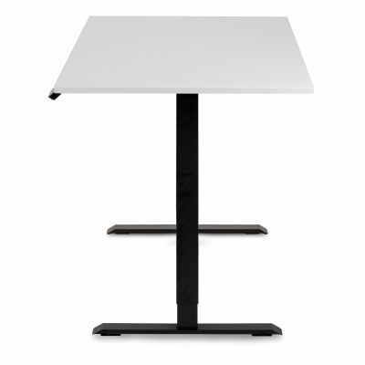 Комп'ютерний стіл Регульований ADAPWORK Smart 1 Motor AdapDesk 138х68 18мм Crystal White, Space Black (1061488882) дешево
