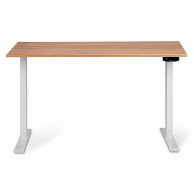 Комп'ютерний стіл Регульований ADAPWORK Smart 1 Motor AdapDesk 138х68 18мм Golden Wood, Snow White (1061488887)