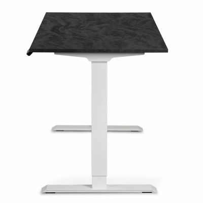 Комп'ютерний стіл Регульований ADAPWORK Smart 2 Motor AdapDesk 138х68 18мм Carbon Black, Snow White (1061489100) дешево