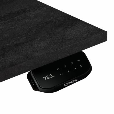 Комп'ютерний стіл Регульований ADAPWORK Smart 2 Motor AdapDesk 138х68 18мм Carbon Black, Space Black (1061489093) недорого