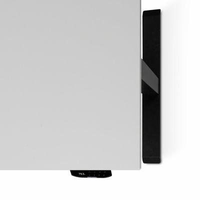 Комп'ютерний стіл Регульований ADAPWORK Smart 2 Motor AdapDesk 138х68 18мм Crystal White, Space Black (1061489096) с доставкой