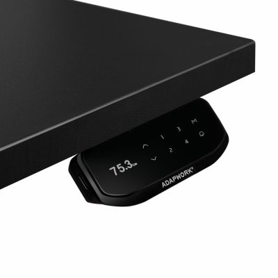 Комп'ютерний стіл Регульований ADAPWORK Smart 2 Motor AdapDesk 138х68 18мм Deep Black, Space Black (1061489094) недорого
