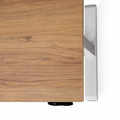 Комп'ютерний стіл Регульований ADAPWORK Smart 2 Motor AdapDesk 138х68 18мм Golden Wood, Snow White (1061489101) с доставкой