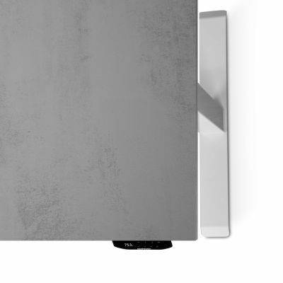Комп'ютерний стіл Регульований ADAPWORK Smart 2 Motor AdapDesk 138х68 18мм Smoky Gray, Snow White (1061489098) с доставкой